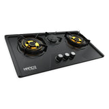 HANCO Model 305 - Elegance Series - Burnova Brass Burners - Auto Ignition Stove - Black Gold | Limited Edition