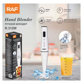 RAF 312 Speed Immersion Blender Hand Set Professional Mixer Grinder 800W Mini Portable Hand Blender