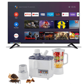 SG 32 Inch Smart TV SG32S9000 (2026 Latest Model) – Full HD Android Smart TV + High Quality (3 In 1) Hard Juicer, Blender, Grinder