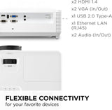 ViewSonic PA700W 4,500 ANSI Lumens WXGA Business & Education Projector