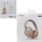 Ronin R-1505 Magnitude Wireless Bluetooth Headphones - Biege