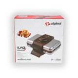 Alpina SF-2510 S.S Belgian Waffle maker with thermosatate 1000W