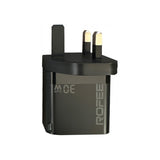 Rofee RG-130 Smart & Fast Dual Port USB-A&C 30W Wall GaN Charger Without Cable 3 Pin