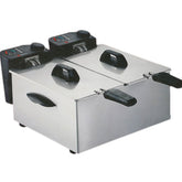 Alpina SF-4008 S.S Deep Fryer Twin bowl 3.5/3.5Ltr 2000/2000W