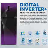 Haier 16 Cu Ft Digital Inverter HRF-438 IFGA/IFRA/IFPA (Fresher & HCS Technology + Digital Control Panel + Turbo Fan + 4 Temperature Sensors + ABT Technology + Inverter Compressor + Glass Door) Refrigerator