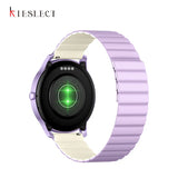 Kieslect Lora Lady Smart Calling Watch Purple Magnetic Strap