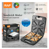 RAF Sandwich Maker R-515 1400W 2 Slice Non-stick Surface Imported