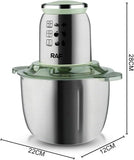 RAF R-7002 Multi Functions Meat Chopper (3 Litr) Steel Bowl – 600W