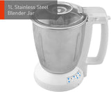 Panasonic MX-AC400 (4 In 1) Blender, Grinder, Chopper, Mincer (Steel Jug)