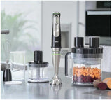 Braun MultiQuick 9 Hand Blender Set, XL Food Processor 2L, Active PowerDrive Technology, 500ml Chopper, iMode Technology, 1200W, Ice Crush Knife, MQ 9195 XLI Black