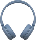 Sony WH-CH520 Wireless Headphones Bluetooth On-Ear Headset with Microphone, Blue