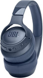 JBL Tune 760NC Over-Ear Headphones - Lightweight Headphones Wireless Bluetooth, Foldable with Active Noise Cancellation - Bulk Packaging (Blue)