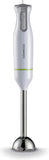 KENWOOD Hand Blender Metal Wand 600W Stick with Graduated Beaker, Turbo Function, Removable for Easy Cleaning HBM02.001WH White/Silver