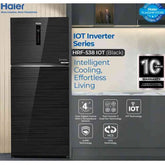 Haier Twin Inverter 538 IOT 20 CFT (538 Liter) HRF-538TIFGU1 - Black