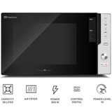 Dawlance Microwave Oven DW 550 Air Fryer Black Large Capacity Grill Cooking Auto Cook Menu 30 Litres