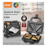 RAF Sandwich Maker 4 Slice R.585S – Stainless Steel Top & Dual Heating – 850W