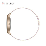 KIESLECT LORA LADY SMART CALLING WATCH GOLD MAGNETIC STRAP