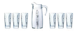 Luminarc Flame Sparkle Glass Drink Set