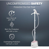 HALEY 2.2L Garment Steamer 2000W With Height Adjustable Ironing Board, Three-stage lifting adjustment lever HY-524 (2.2L)
