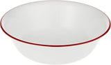 Corelle Vitrelle Glass Bandhani Break Resistant Dinner Set Corelle Vitrelle Dinner Set, Red , White , 29.5 x 14.5 x 29 cm 18-Piece