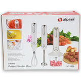 Alpina SF1005 Stick Hand Blender 3 in 1 Chopper , Blender , Bitter 700 W