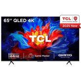 TCL 65-P8K 65" 4K QLED HDR Smart TV, 4K Ultra HD, Google TV with 144Hz Motion Clarity Pro and Onkyo 2.1 sound