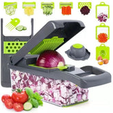 14 piece Vegetable Chopper Veggie Slicer with Box and Accessories