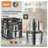 RAF R-7002 Multi Functions Meat Chopper (3 Litr) Steel Bowl – 600W
