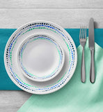 Corelle Ocean Blues 18-piece Dinnerware Set, Service for 6