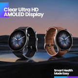 Amazfit GTR 3 Pro Smart Watch 46mm for Android iPhone, 14-Day Battery Life, GPS, Alexa Built-In, Bluetooth Calls, Men's Fitness Tracker with 150+ Sports Modes, Sleep Heart Rate Health Tracking, Brown