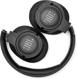 JBL Tune 710BT Wireless Over-Ear - Bluetooth Headphones with Microphone, 50H Battery, Hands-Free Calls, Portable (Black)
