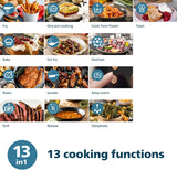 Philips Air Fryer 2000 Series NA229 4.2L – Healthy Frying with RapidAir Technology, 13 Cooking Programs, Touchscreen, Up to 90% Less Fat, Dishwasher Safe