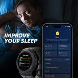 Amazfit Active Edge Smart Watch 46 mm, Rugged Sport & Fitness Watch, GPS, AI Health SCoach for Outdoor, Workouts & Exercise, 16 Days Battery, 130+ Sports Modes, Android iPhone Compatible, Mint Green