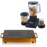 Westpoint Blender and Grinder 3 in 1 WF-7381 + Ceramic Stove Electric Infrared Cooker (Random Color: Golden/Silver)