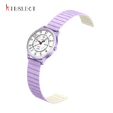 Kieslect Lora Lady Smart Calling Watch Purple Magnetic Strap