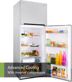 Panasonic 570 Liters Top Mount Refrigerator, Silver Nrbc572Vs