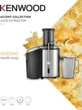Kenwood Juicer 800W Stainless Steel Juice Extractor JEM-02 – Black/Silver