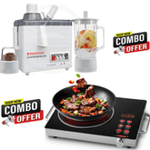 Westpoint 3 in 1 Juicer Maker and Blender WF-8813 + High Quality Professional Infrared Ceramic Cooker
