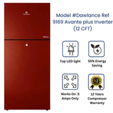 Dawlance Glass Door Refrigerator 12 CFT 9169 WB AVANTE Plus Inverter