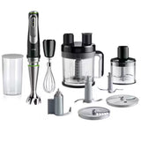 Braun MultiQuick 9 Hand Blender Set, XL Food Processor 2L, Active PowerDrive Technology, 500ml Chopper, iMode Technology, 1200W, Ice Crush Knife, MQ 9195 XLI Black