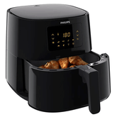 Philips Essential Airfryer XL 2.65lb/6.2L Capacity Digital Airfryer with Rapid Air Technology, Starfish Design, Easy Clean Basket, Black, (HD9270)