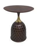 Walnut Side Table - 1037 Red Bronze (Available on Easy Installments)