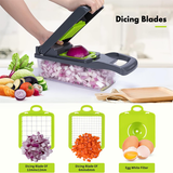 14 piece Vegetable Chopper Veggie Slicer with Box and Accessories