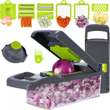 14 piece Vegetable Chopper Veggie Slicer with Box and Accessories