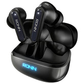 Ronin Vox Software Based Earbuds Hybrid ANC | 40 Hr Playtime - 7085 GREY