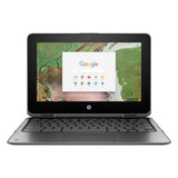 HP | Chromebook X360 11 G1 EE | 32GB Storage | 4GB RAM | Touch Screen | Playstore Supported | 360 Rotation | Dual Core | ChromeBook (Refurbished With Original Charger Included _ Without Box)