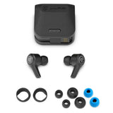 JLab Audio JBuds Air Executive True Wireless Bluetooth Earbuds + Charging Case - Black - C3 Calling with Dual Microphones - Long Travel Playtime - Bluetooth 5.0 Connection - 3 EQ Sound Settings