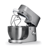 KENWOOD Stand Mixer Kitchen Machine HOMEBAKE 1400W with 5.0L Stainless Steel Bowl, K-Beater, Whisk, Dough Hook, KHH01.000SI Silver