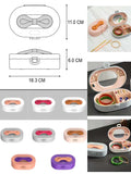Multipurpose Storage Box For Cosmetic & Jewellery Plastic Body With Silicon Case