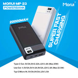 Morui Powerbank MP-21 Portable Power Bank 20000mAh With 22.5W Super Fast Charging